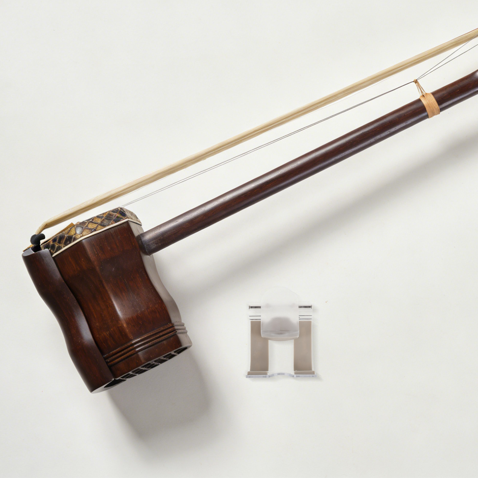Erhu Violin Chinese - ที่แขวนเอ้อหูแบบโปร่งใส ออกแบบตามหลักสรีรศาสตร์ ป้องกันการลื่น ที่แขวนเอ้อหูสำหรับเครื่องดนตรี ที่รองรับไวโอลินจีนสำหรับการแสดง