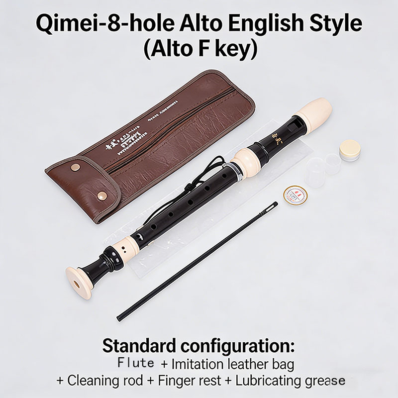 Recorder Baroque Style - ขลุ่ยอัลโต 8 รู คีย์ F แบบเยอรมันและบาโรก