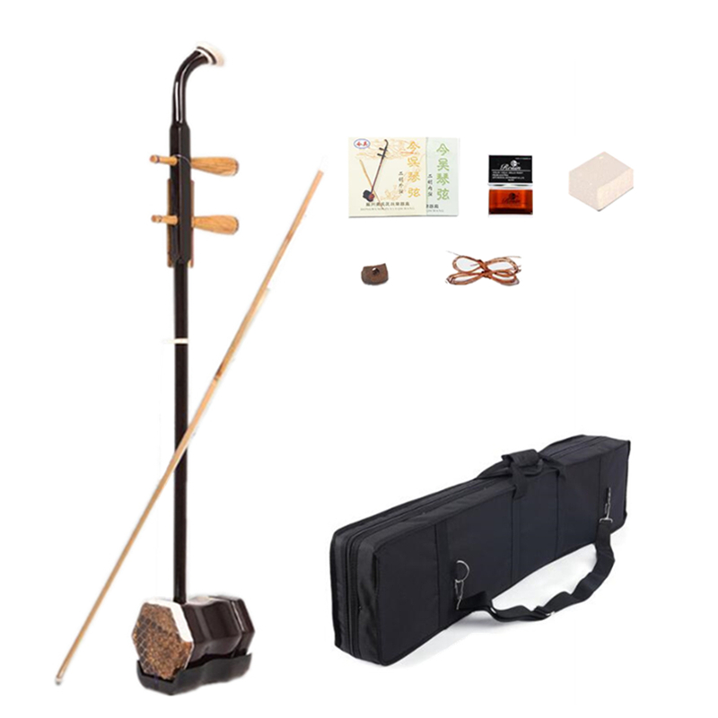 Erhu Violin Chinese - เอ้อหู 01A1 ไวโอลินจีนสองสาย ยี่ห้อ Urheen พร้อมอุปกรณ์เสริม