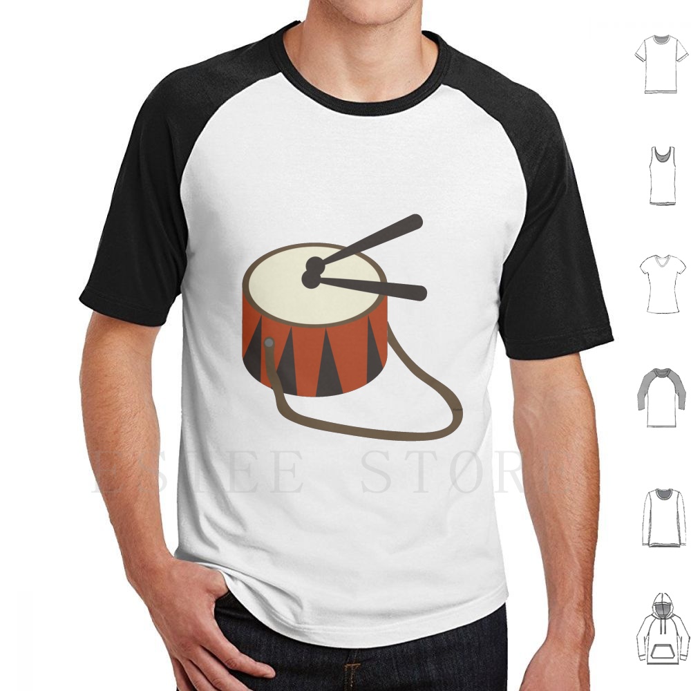 Retro Toy Drum T Shirt DIY Big - Musical Instrument Diy บทวิจารณ์และราคา