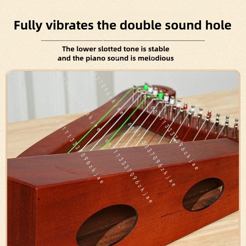 พิณแฮร์ป 15 โทนเสียง ทำมือ สำห - Musical Instrument With Strings บทวิจารณ์และราคา