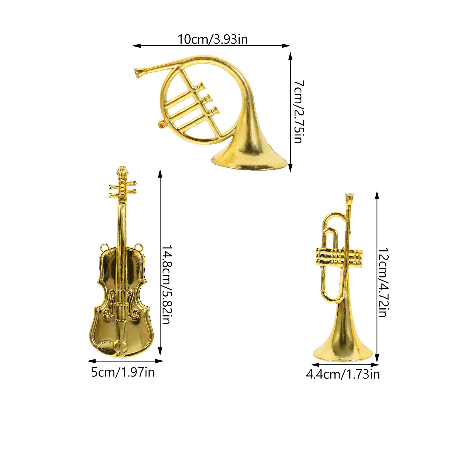 ชุดเครื่องดนตรีขนาดเล็กสำหรับต - Musical Instrument Xmas Ornaments บทวิจารณ์และราคา