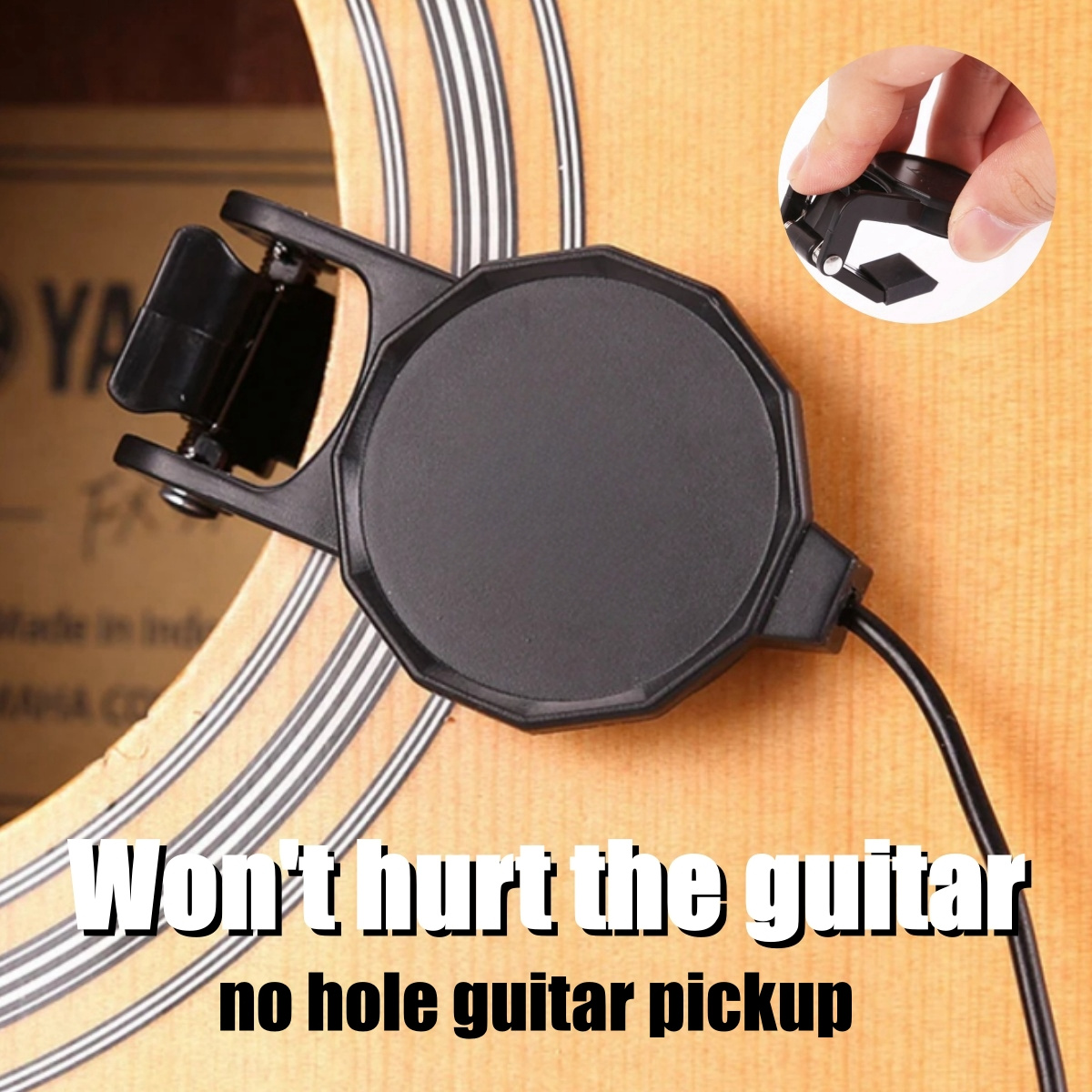 แจ็คเสียงคลิปบน Pickup สําหรับ - Musical Instrument Violin บทวิจารณ์และราคา
