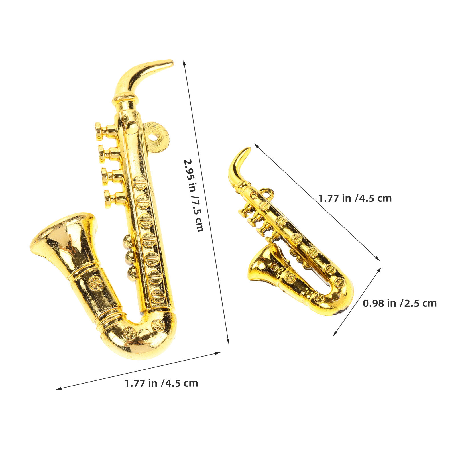เครื่องประดับคริสต์มาสรูปแซกโซ - Musical Instrument Xmas Ornaments บทวิจารณ์และราคา