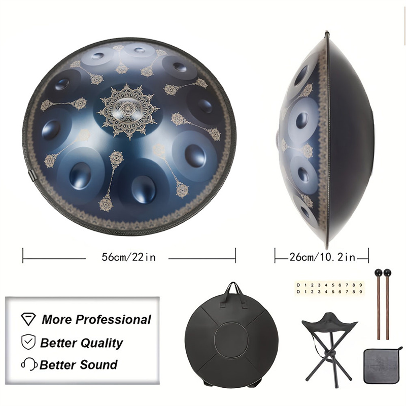 กลองแฮนด์แพน 10 โน้ต ขนาด 22 น - Musical Instrument Sounds บทวิจารณ์และราคา