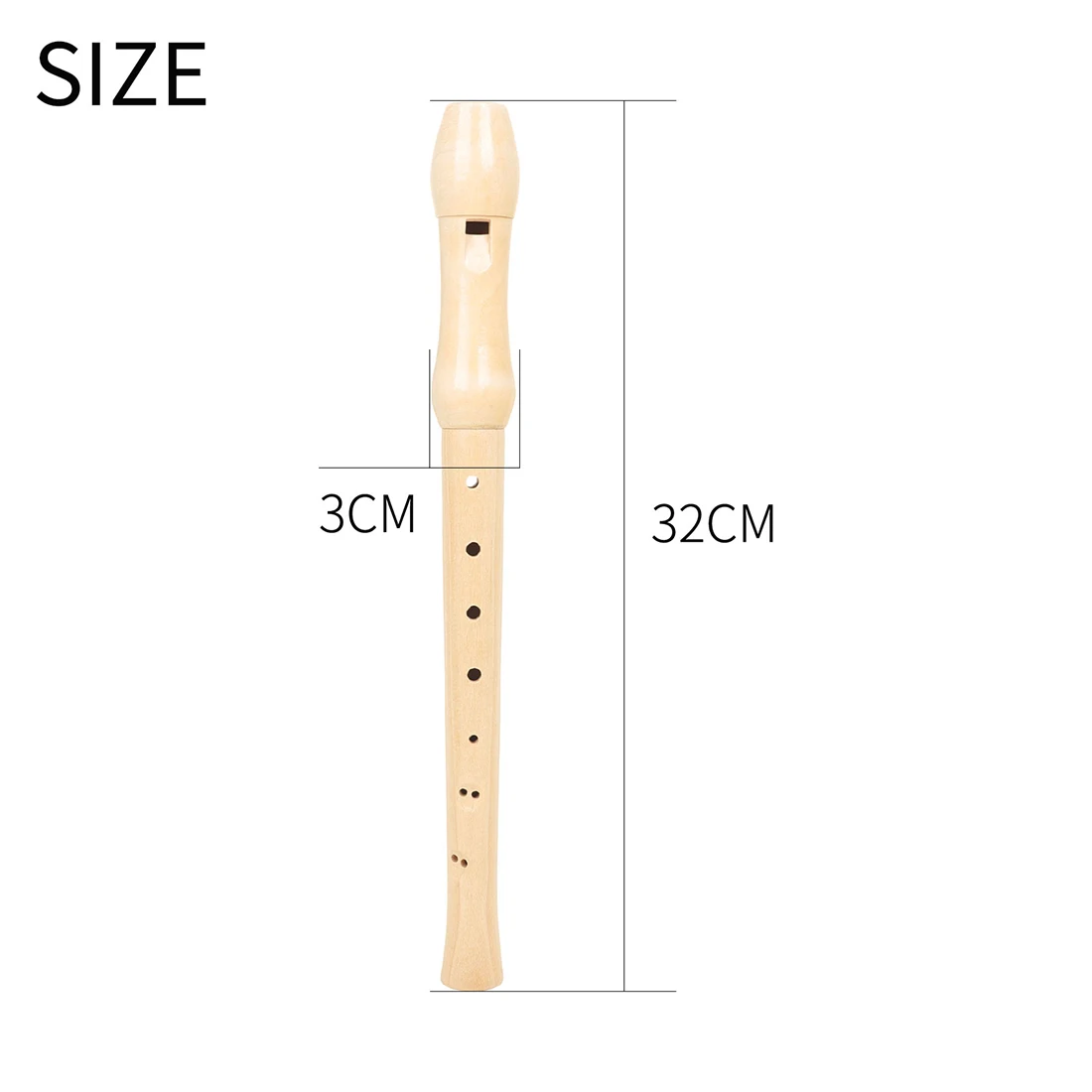 1 PC 8 Hole TREBLE Clarinet ขล - Recorder Baroque Style บทวิจารณ์และราคา