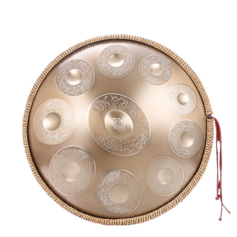 18 นิ้วสแตนเลส HandPan G Key D - Musical Instrument Sounds บทวิจารณ์และราคา