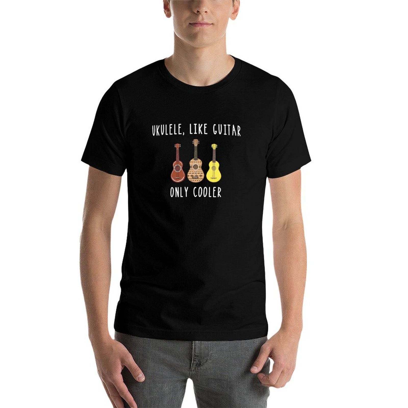 เสื้อยืดลายอูคูเลเล่เหมือนกีตา - Musical Instrument Like Guitar บทวิจารณ์และราคา