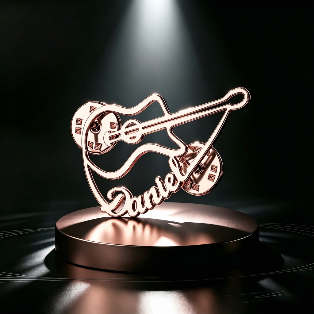 เข็มกลัดไวโอลินแบบกำหนดเองได้  - Musical Instrument With Names บทวิจารณ์และราคา