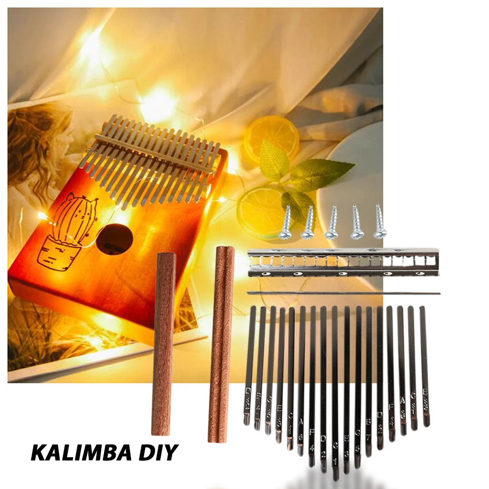 DIY 17 Tone Kalimba คีย์ Tines - Musical Instrument Diy บทวิจารณ์และราคา