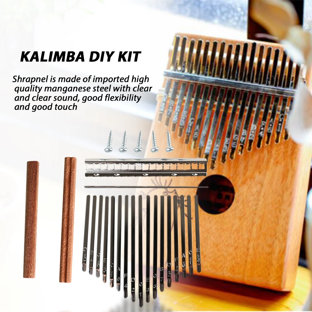 DIY 17 Tone Kalimba คีย์ Tines - Musical Instrument Diy บทวิจารณ์และราคา