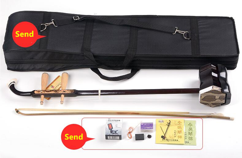 ใหม่Erhuเครื่องดนตรีจีน 2 สายไ - Erhu Violin Chinese บทวิจารณ์และราคา