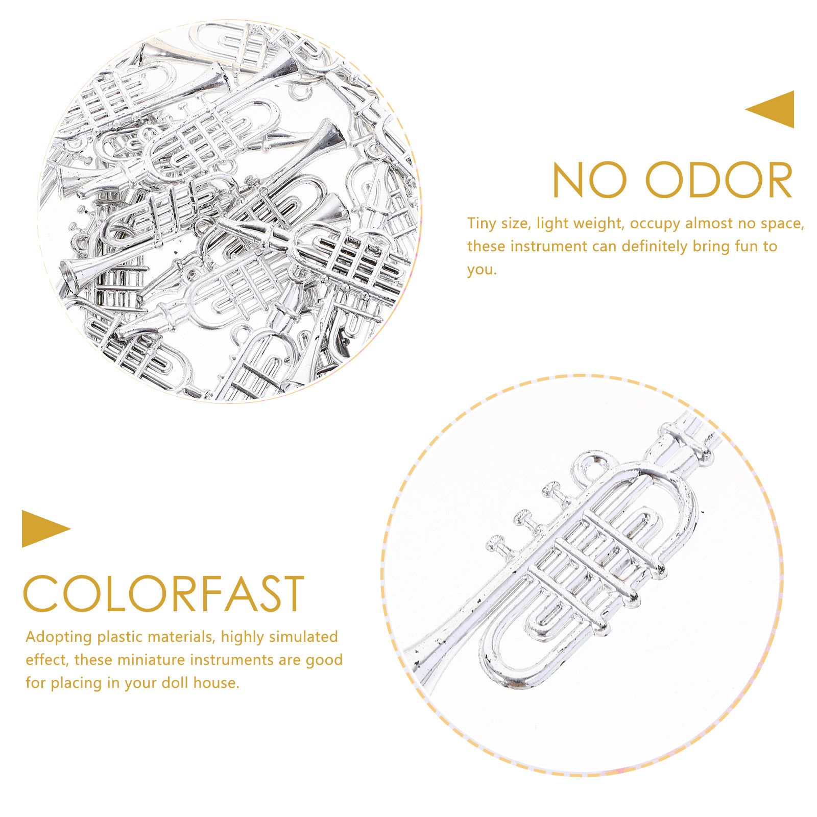 ชุดเครื่องดนตรีจิ๋วสำหรับตกแต่ - Musical Instrument Xmas Ornaments บทวิจารณ์และราคา