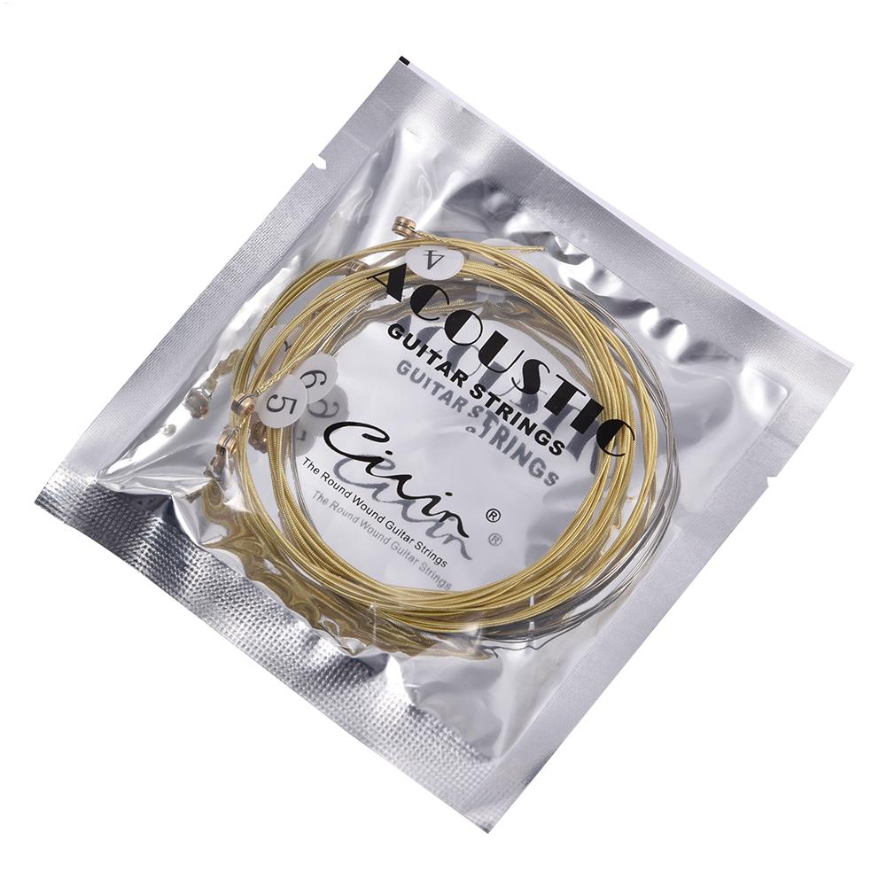 ชุดสายกีตาร์โปร่ง 6 ชิ้น/ชุด ส - Musical Instrument With Strings บทวิจารณ์และราคา