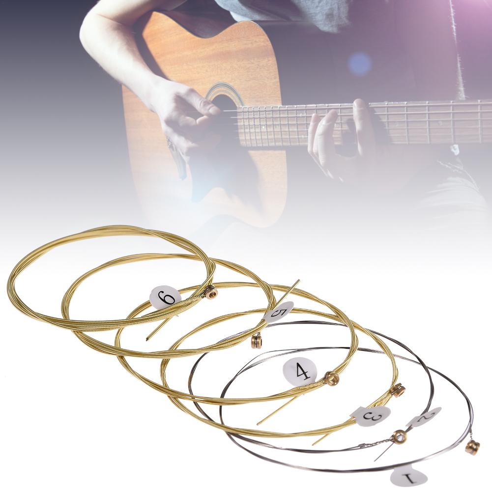 ชุดสายกีตาร์โปร่ง 6 ชิ้น/ชุด ส - Musical Instrument With Strings บทวิจารณ์และราคา