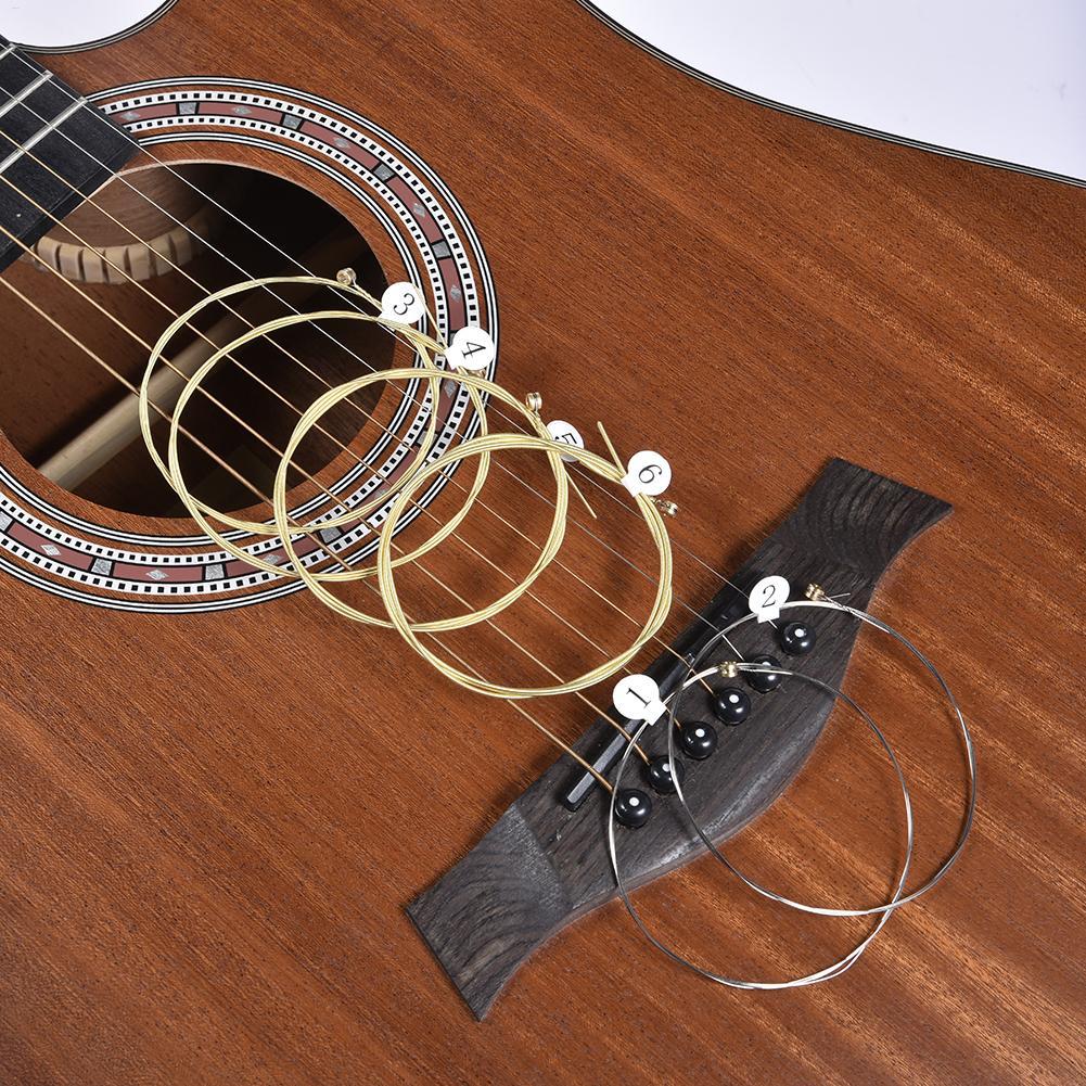 ชุดสายกีตาร์โปร่ง 6 ชิ้น/ชุด ส - Musical Instrument With Strings บทวิจารณ์และราคา