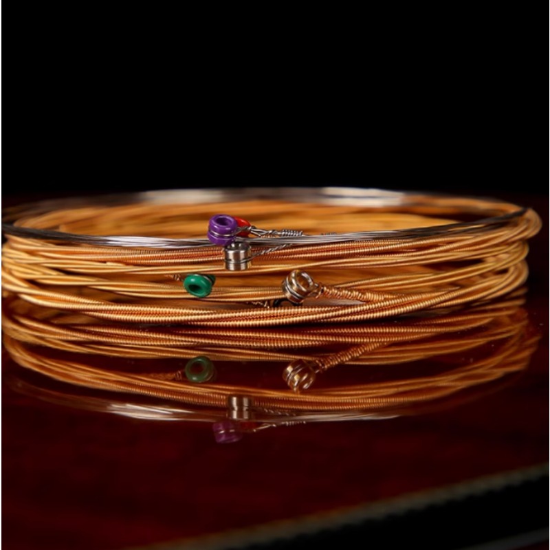 ชุดสายกีตาร์อะคูสติกไม้ สายที่ - Musical Instrument With Strings บทวิจารณ์และราคา
