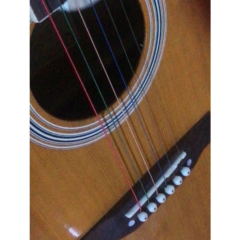ชุดสายกีตาร์อะคูสติกไม้ สายที่ - Musical Instrument With Strings บทวิจารณ์และราคา